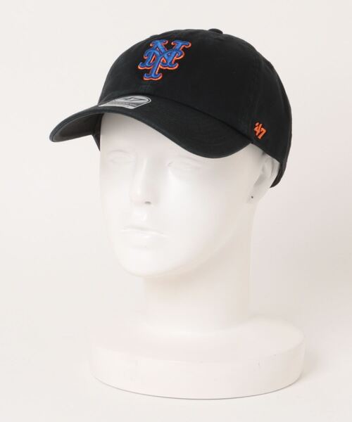 47_（フォーティセブン）の「【47】ＭＥＴＳ ４７ＣＬＥＡＮ ＵＰ メッツ ベースボールキャップ（キャップ・メンズ・ブラック・フリー）」の3枚目の写真