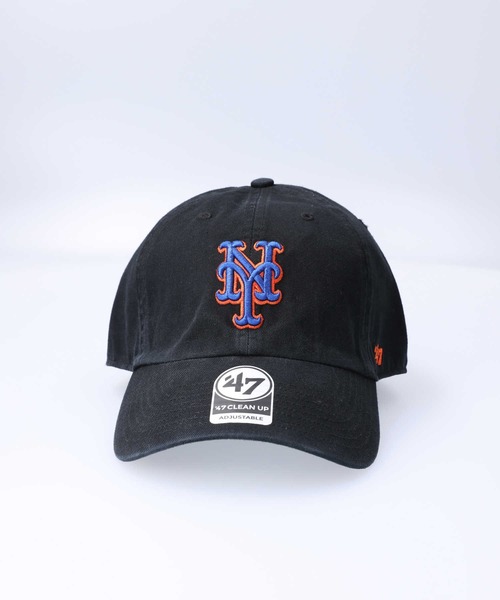 47_（フォーティセブン）の「【47】ＭＥＴＳ ４７ＣＬＥＡＮ ＵＰ メッツ ベースボールキャップ（キャップ・メンズ・ブラック・フリー）」の4枚目の写真