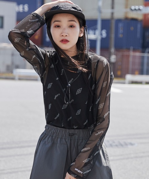 アンブロ Umbro 【 Boyfrnd F T Ld99 Women 】 ファッション レディースファッション トップス Tシャツ カットソー レデ umbro tシャツ UMBRO アンブロ 別注コラボ オーバーサイズサイド