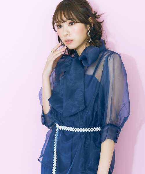 marun（マルン）の「＜大きいサイズ＞ 帯留めにも使えるマルチWAYパール調ゴムベルト（選べる3サイズ）marun（ベルト・レディース・ホワイト・1/3/2）」の18枚目の写真