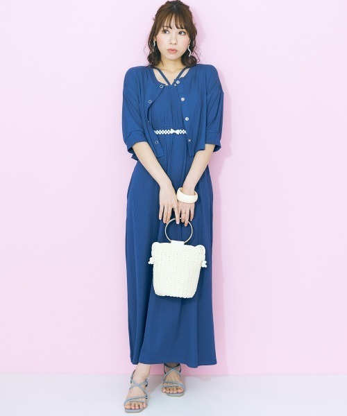 marun（マルン）の「＜大きいサイズ＞ 帯留めにも使えるマルチWAYパール調ゴムベルト（選べる3サイズ）marun（ベルト・レディース・ホワイト・1/3/2）」の6枚目の写真