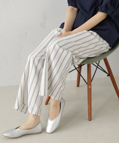 FOUND GOOD(ファウンドグッド)の「フラットパンプス(パンプス・レディース・グリーン系2/グレー系2/アイボリー/オレンジ系5/ベージュ/ブラック・XL/L/M/S)」の3枚目の写真