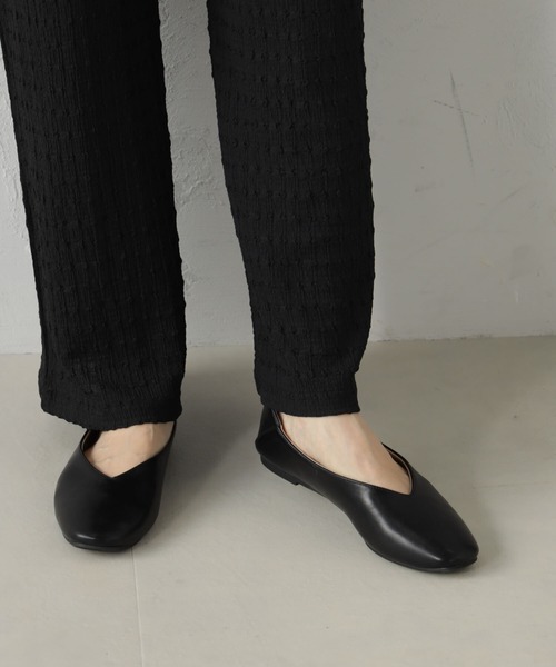 FOUND GOOD(ファウンドグッド)の「フラットパンプス(パンプス・レディース・グリーン系2/グレー系2/アイボリー/オレンジ系5/ベージュ/ブラック・XL/L/M/S)」の1枚目の写真