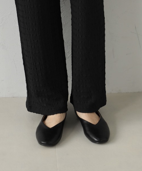 FOUND GOOD(ファウンドグッド)の「フラットパンプス(パンプス・レディース・グリーン系2/グレー系2/アイボリー/オレンジ系5/ベージュ/ブラック・XL/L/M/S)」の9枚目の写真