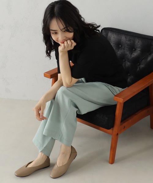 FOUND GOOD(ファウンドグッド)の「フラットパンプス(パンプス・レディース・グリーン系2/グレー系2/アイボリー/オレンジ系5/ベージュ/ブラック・XL/L/M/S)」の13枚目の写真