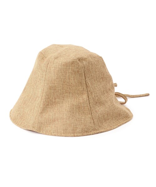 SHOO・LA・RUE(シューラルー)の「◆ジュート風ポニーテールハット(ハット・レディース・ベージュ/ブラック/オフホワイト・00)」の3枚目の写真