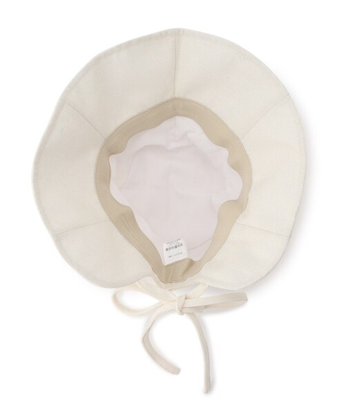 SHOO・LA・RUE(シューラルー)の「◆ジュート風ポニーテールハット(ハット・レディース・ベージュ/ブラック/オフホワイト・00)」の7枚目の写真