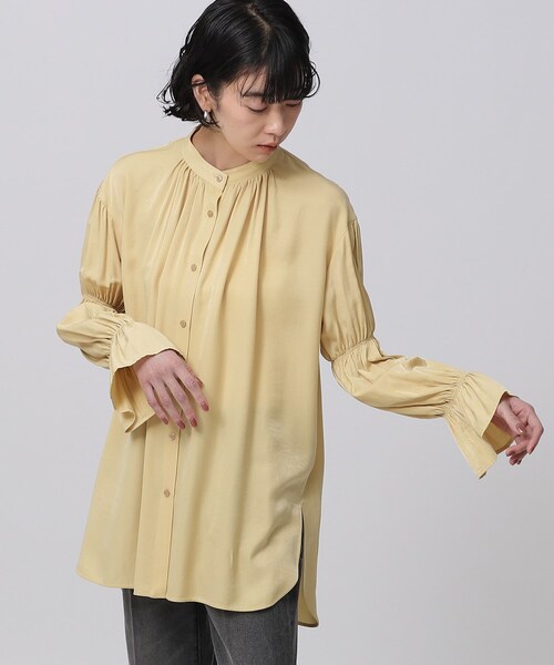 【セール】シャーリングスリーブブラウス（シャツ/ブラウス）｜GALLEST（ギャレスト）