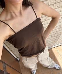 カップ付きキャミソール