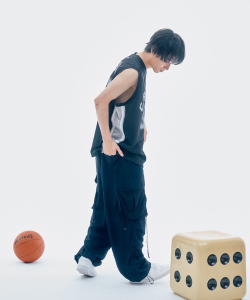codegraphy（コードグラフィー）の「C.GRAPHY Mesh Jersey  Sleeveless（Tシャツ/カットソー・メンズ・ホワイト/ブラック・MEDIUM/LARGE）」の12枚目の写真