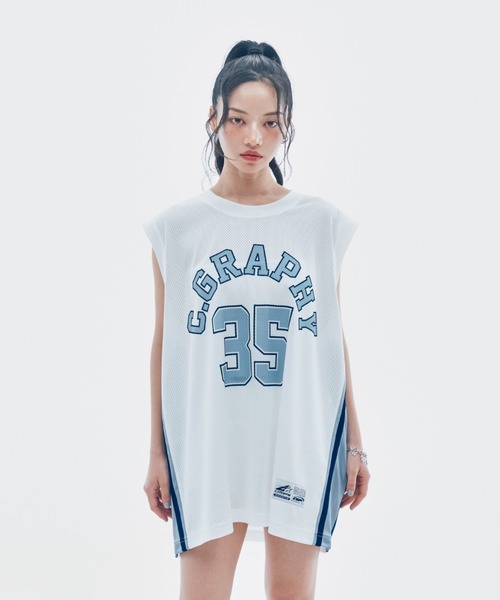 ☆人気☆【CODE GRAPHY】☆Mesh Shoulder Color T-shir.t☆ org.jpg