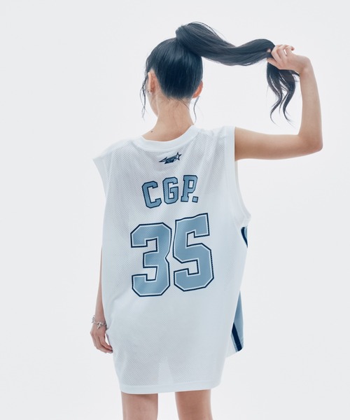 codegraphy（コードグラフィー）の「C.GRAPHY Mesh Jersey  Sleeveless（Tシャツ/カットソー・メンズ・ホワイト/ブラック・MEDIUM/LARGE）」の15枚目の写真