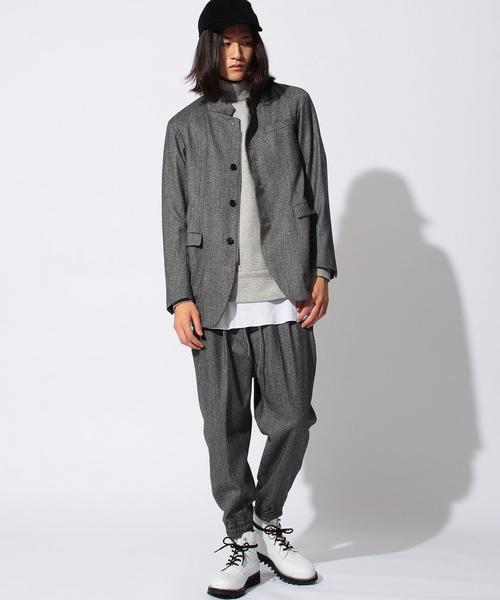 MONKEY TIME（モンキータイム）の「＜monkey time＞∴ STRC W/N STND 3B JKT/ジャケット（テーラードジャケット・メンズ・グレー/ネイビー・MEDIUM/X-LARGE/LARGE/SMALL）」の14枚目の写真