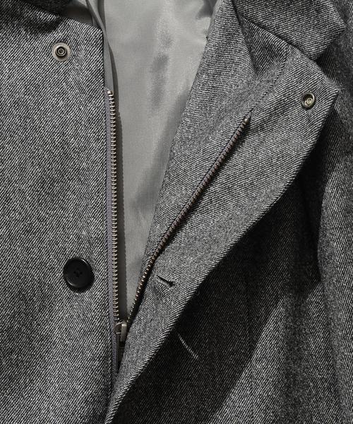 MONKEY TIME（モンキータイム）の「＜monkey time＞∴ STRC W/N STND 3B JKT/ジャケット（テーラードジャケット・メンズ・グレー/ネイビー・MEDIUM/X-LARGE/LARGE/SMALL）」の16枚目の写真