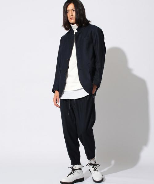 MONKEY TIME（モンキータイム）の「＜monkey time＞∴ STRC W/N STND 3B JKT/ジャケット（テーラードジャケット・メンズ・グレー/ネイビー・MEDIUM/X-LARGE/LARGE/SMALL）」の11枚目の写真