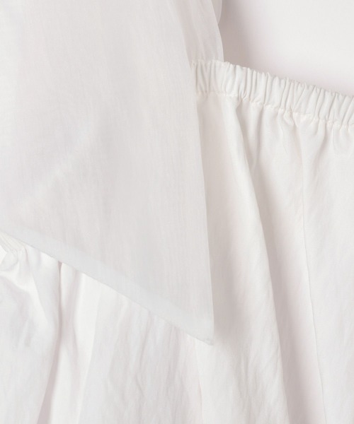 Heather（ヘザー）の「リボンバルーンブラウス（半袖）　118694（シャツ/ブラウス・レディース・グレー/ブラック/ホワイト・FREE）」の14枚目の写真