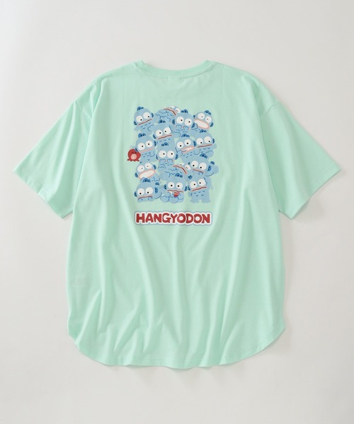 sanrio(サンリオ)の「【SANRIO/サンリオ】アートワークデザイン 裾ラウンド オーバーサイズ 半袖クルーネックTシャツ(Tシャツ/カットソー・レディース・パープル/オレンジ/ミント/アクア・M/L)」の2枚目の写真
