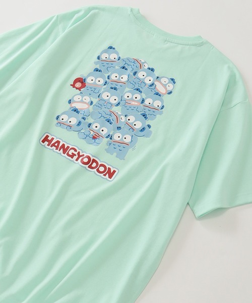 sanrio(サンリオ)の「【SANRIO/サンリオ】アートワークデザイン 裾ラウンド オーバーサイズ 半袖クルーネックTシャツ(Tシャツ/カットソー・レディース・パープル/オレンジ/ミント/アクア・M/L)」の18枚目の写真