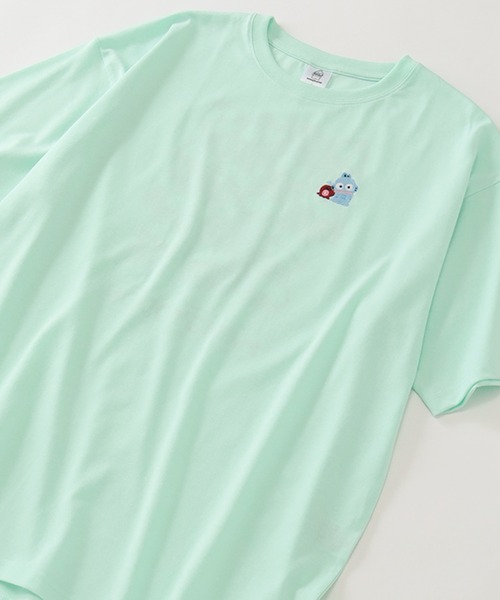 sanrio(サンリオ)の「【SANRIO/サンリオ】アートワークデザイン 裾ラウンド オーバーサイズ 半袖クルーネックTシャツ(Tシャツ/カットソー・レディース・パープル/オレンジ/ミント/アクア・M/L)」の17枚目の写真