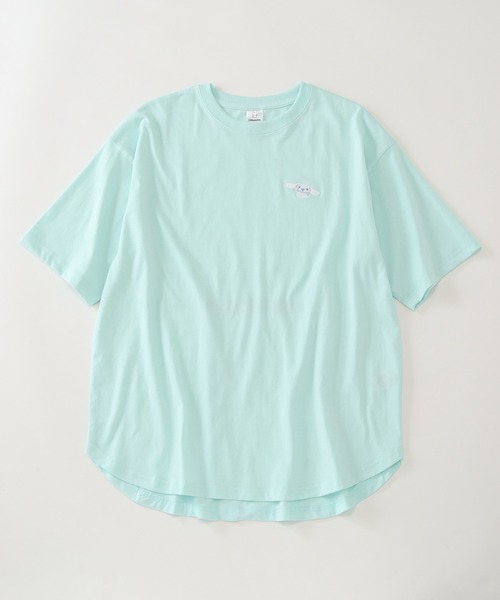 sanrio(サンリオ)の「【SANRIO/サンリオ】アートワークデザイン 裾ラウンド オーバーサイズ 半袖クルーネックTシャツ(Tシャツ/カットソー・レディース・パープル/オレンジ/ミント/アクア・M/L)」の14枚目の写真