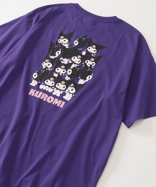 sanrio(サンリオ)の「【SANRIO/サンリオ】アートワークデザイン 裾ラウンド オーバーサイズ 半袖クルーネックTシャツ(Tシャツ/カットソー・レディース・パープル/オレンジ/ミント/アクア・M/L)」の22枚目の写真