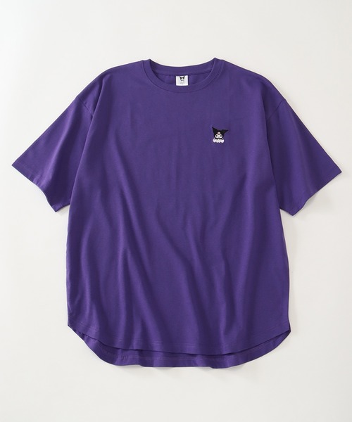sanrio(サンリオ)の「【SANRIO/サンリオ】アートワークデザイン 裾ラウンド オーバーサイズ 半袖クルーネックTシャツ(Tシャツ/カットソー・レディース・パープル/オレンジ/ミント/アクア・M/L)」の15枚目の写真