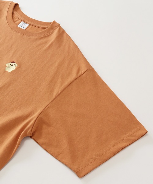 sanrio(サンリオ)の「【SANRIO/サンリオ】アートワークデザイン 裾ラウンド オーバーサイズ 半袖クルーネックTシャツ(Tシャツ/カットソー・レディース・パープル/オレンジ/ミント/アクア・M/L)」の8枚目の写真