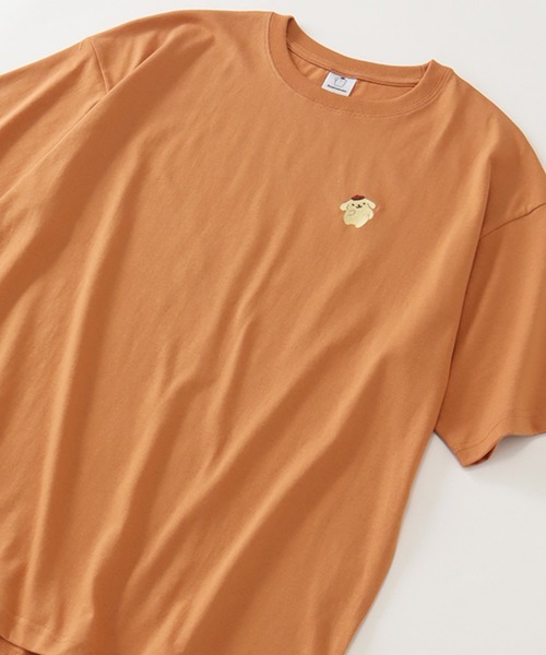 sanrio(サンリオ)の「【SANRIO/サンリオ】アートワークデザイン 裾ラウンド オーバーサイズ 半袖クルーネックTシャツ(Tシャツ/カットソー・レディース・パープル/オレンジ/ミント/アクア・M/L)」の12枚目の写真