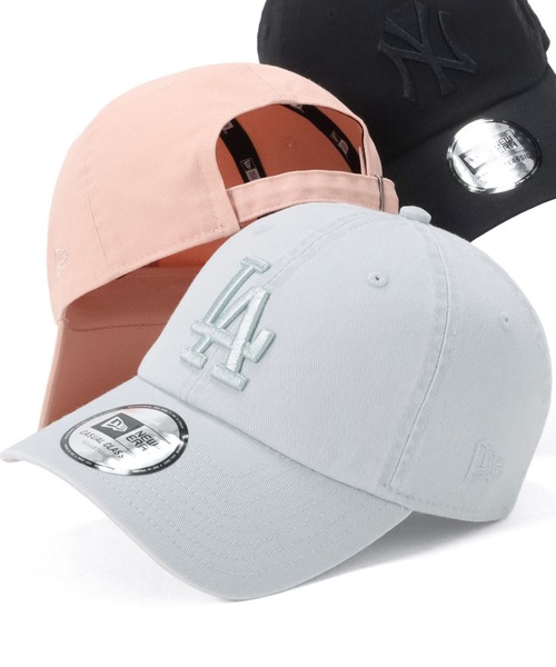 NEW ERA（ニューエラ）の「ニューエラキャップ ONSPOTZ別注 ニューヨークヤンキース トナルカラーロゴ（キャップ・メンズ・カーキ/ブラック/ネイビー/ベージュ/アイボリー/グレー/ブルー/ブラウン/グリーン/ダークグレー/グレー系その他/ネイビー系/ピンク/パープル・FREE）」の6枚目の写真