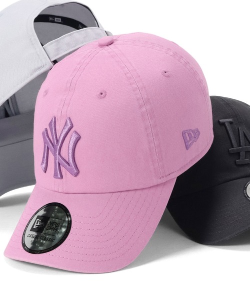 NEW ERA（ニューエラ）の「ニューエラキャップ ONSPOTZ別注 ニューヨークヤンキース トナルカラーロゴ（キャップ・メンズ・カーキ/ブラック/ネイビー/ベージュ/アイボリー/グレー/ブルー/ブラウン/グリーン/ダークグレー/グレー系その他/ネイビー系/ピンク/パープル・FREE）」の13枚目の写真