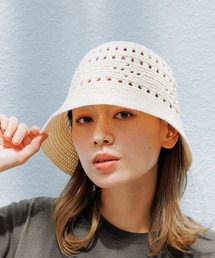 LAKOLE | 透かし編みニットベルハット / 112037(ハット)