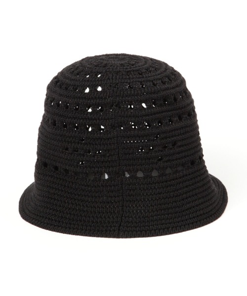 LAKOLE(ラコレ)の「透かし編みニットベルハット / 112037(ハット・レディース・ブラウン/ブラック/オフホワイト/ブルー・FREE)」の19枚目の写真