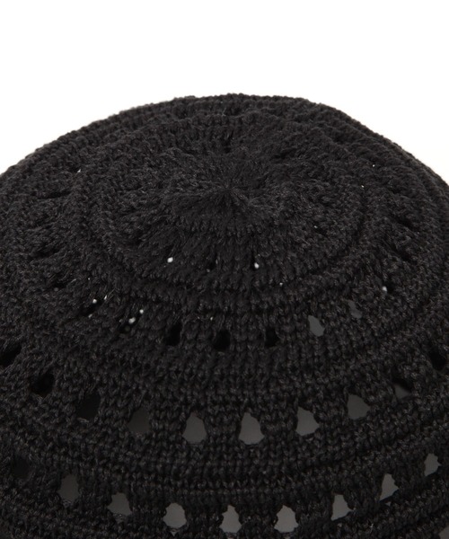 LAKOLE(ラコレ)の「透かし編みニットベルハット / 112037(ハット・レディース・ブラウン/ブラック/オフホワイト/ブルー・FREE)」の21枚目の写真