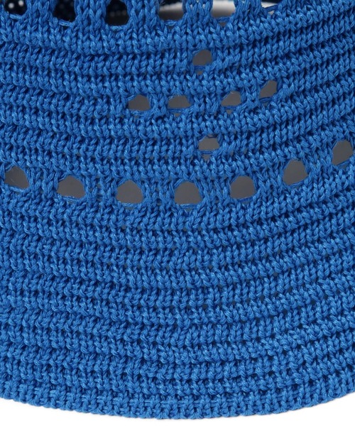 LAKOLE(ラコレ)の「透かし編みニットベルハット / 112037(ハット・レディース・ブラウン/ブラック/オフホワイト/ブルー・FREE)」の8枚目の写真