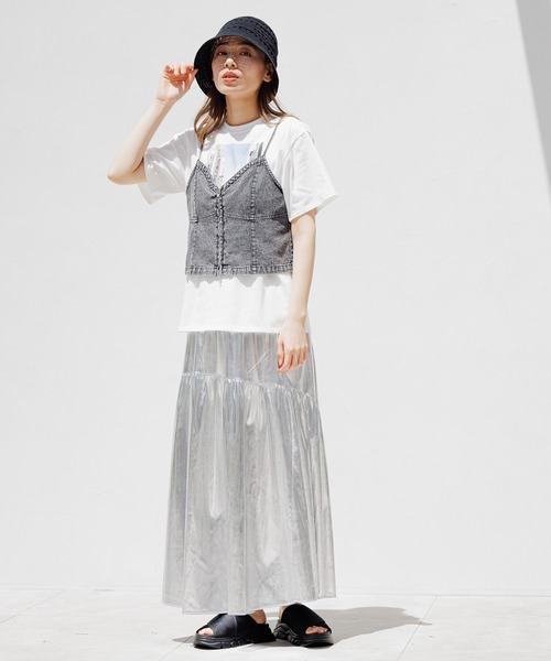 LAKOLE(ラコレ)の「透かし編みニットベルハット / 112037(ハット・レディース・ブラウン/ブラック/オフホワイト/ブルー・FREE)」の12枚目の写真