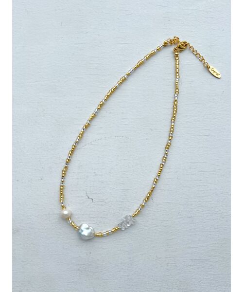 Ungrid（アングリッド）の「淡水パールネックレス（ネックレス・レディース・レッド/ベージュ/ブルー・FREE）」の15枚目の写真