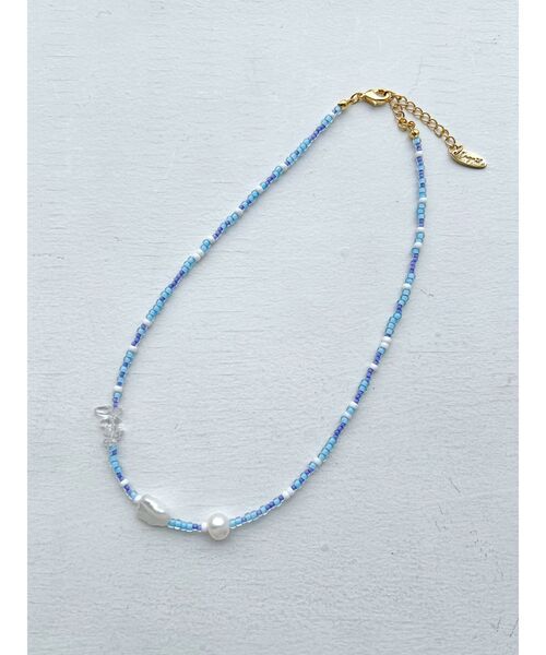 Ungrid（アングリッド）の「淡水パールネックレス（ネックレス・レディース・レッド/ベージュ/ブルー・FREE）」の16枚目の写真