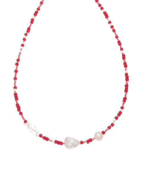 Ungrid（アングリッド）の「淡水パールネックレス（ネックレス・レディース・レッド/ベージュ/ブルー・FREE）」の19枚目の写真