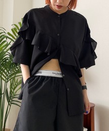 JEANASIS | サッシュフリルシャツSS/120205(シャツ/ブラウス)