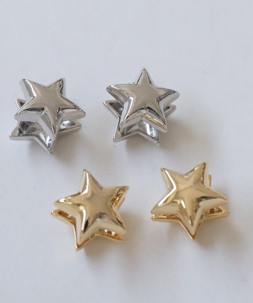 antiqua(アンティカ)の「スターデザインピアス(ピアス(両耳用)・レディース・ゴールド/シルバー・FREE)」の13枚目の写真
