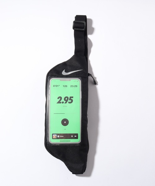 NIKE(ナイキ)の「【NIKE/ナイキ 】ランニングウエストポーチ(ボディバッグ/ウエストポーチ・メンズ・ブラック・FREE)」の2枚目の写真