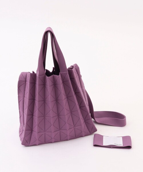 NOLLEY’S（ノーリーズ）の「【amicom/アミコム】ORIGAMI PLEATS M（ショルダーバッグ・レディース・ブラック/ラベンダー/ベージュ・FREE）」の13枚目の写真