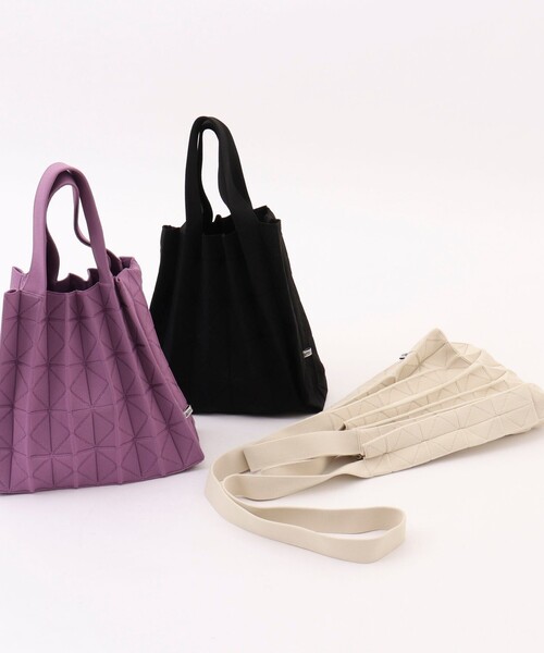 NOLLEY’S（ノーリーズ）の「【amicom/アミコム】ORIGAMI PLEATS M（ショルダーバッグ・レディース・ブラック/ラベンダー/ベージュ・FREE）」の18枚目の写真
