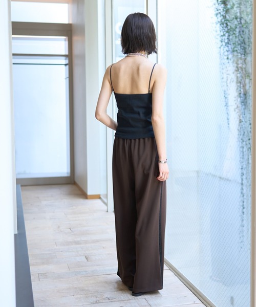 MILLER（ミラー）の「【Robert P.Miller/ロバートピーミラー】Prib Cup Cami パット付きキャミ（キャミソール・レディース・ブラック/アイボリー・フリー）」の16枚目の写真