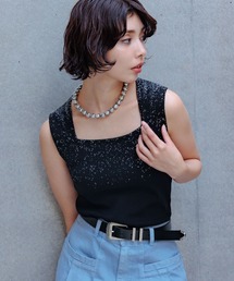 PAGEBOY | ハクグラデスクエアネックタンク(タンクトップ)