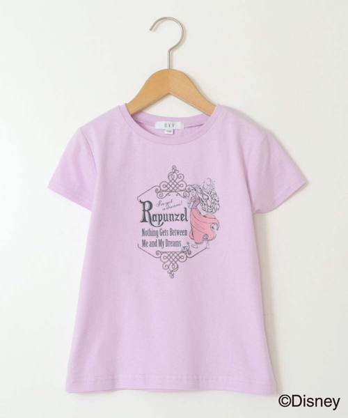 a.v.v（アーヴェヴェ）の「[100-140]バックリボンＴシャツ（Tシャツ/カットソー・キッズ・ホワイト/ライラック・130/140/100/110/120）」の3枚目の写真