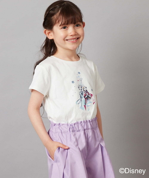 a.v.v（アーヴェヴェ）の「[100-140]バックリボンＴシャツ（Tシャツ/カットソー・キッズ・ホワイト/ライラック・130/140/100/110/120）」の7枚目の写真