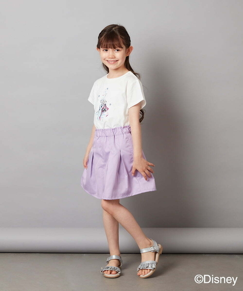 a.v.v（アーヴェヴェ）の「[100-140]バックリボンＴシャツ（Tシャツ/カットソー・キッズ・ホワイト/ライラック・130/140/100/110/120）」の8枚目の写真