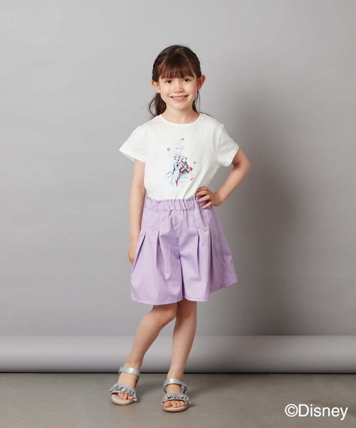 a.v.v（アーヴェヴェ）の「[100-140]バックリボンＴシャツ（Tシャツ/カットソー・キッズ・ホワイト/ライラック・130/140/100/110/120）」の9枚目の写真