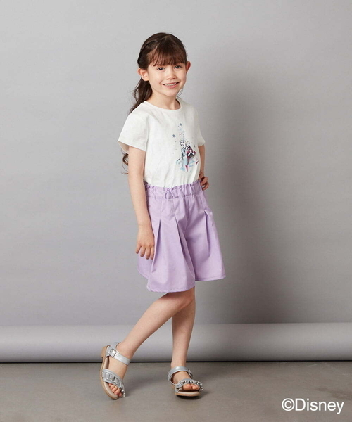 a.v.v（アーヴェヴェ）の「[100-140]バックリボンＴシャツ（Tシャツ/カットソー・キッズ・ホワイト/ライラック・130/140/100/110/120）」の10枚目の写真